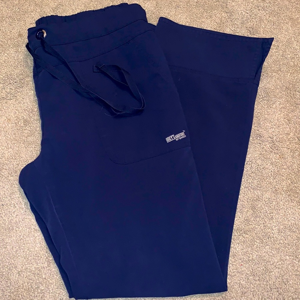 Grey's Anatomy Signature Cargo Scrub Pants - Indigo / Navy  | Medium